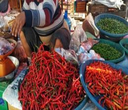 Ibu rumah dan pelaku usaha kuliner di Pekanbaru menjerit harga cabai merah naik (foto/ilustrasi) 